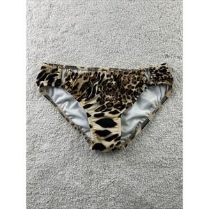 Venus Bikini Bottom Leopard‎ Print Size 4 Stretch